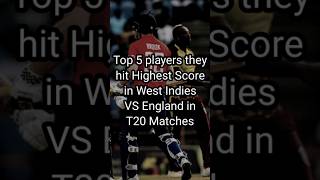 Highest Score hitted in West Indies VS England in T20 Matches #highestscore #t20 #cricket #wivseng