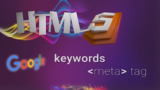 HTML for beginners 73: keywords meta tag