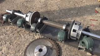 homemade tracked vehicle part 2, the drive axis