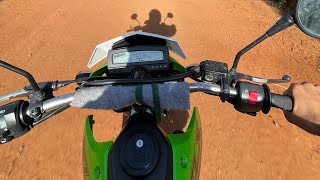 Kawasaki KLX 250cc  (Khmer test ride for off road ) ជិះសាកល្បងម៉ូតូធំ kawasaki កម្លាំង 250សេសេ🏍🏍