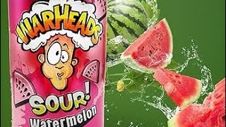 (So Sour & Delicious!) Chugging The Entire 12oz Can Of Warheads Sour Watermelon Soda Challenge 🍉🍉