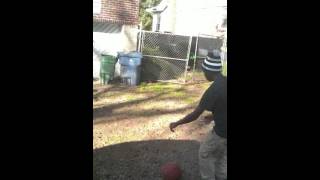 Back yard hoopin