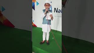 Happy independence day to all # my son's speech as Pandit jawaharlal nehru at school#independenceday