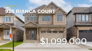 928 Bianca Court, Kitchener | Cinematic Real Estate Video Tour | SkySight.ca