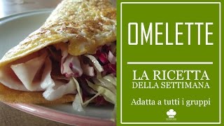 Ricetta della Omelette (Adatta a tutti i gruppi)