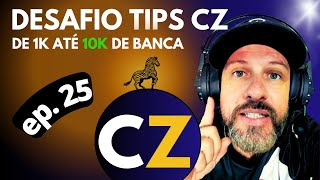 EP.25 Desafio Tips Caça-Zebra, de 1k até 10k de banca 16/02