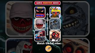 Guess The MONSTER'S VOICE - Eeat Monster | Car Eater, Bus Eater #4