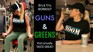 Tighten & Tone your Arms Workout | BEST GREEN Juice Powder | Vlogmas Ep. 11