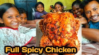 Eating Full Extra Spicy Chicken|Eating Show|Odisha Village Family