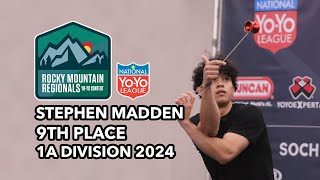 Stephen Madden — 1A Final — 9th Place — Rocky Mountain Regionals 2024 Yo Yo Contest