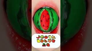 [Asmr] Emoji Food Fruit Compilation Cre: @MoonASMR222 #asmr #emojichallenges #asmrsounds #mukbang