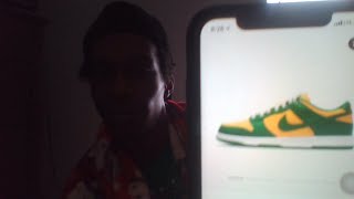 Nike Dunk low "Brazil" live cop |  Big L handed