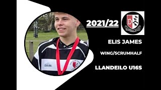 LLANDEILO U16s 2021/22  - ELISJAMES - WING/SCRUMHALF