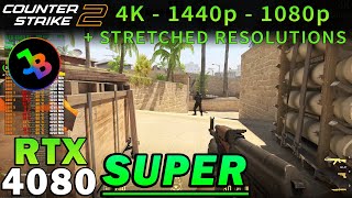 Counter-Strike 2 | RTX 4080 Super | 5800X3D | 4K - 1440p - 1080p - Stretched | Max & Low Settings