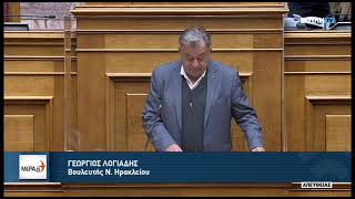 Ολομέλεια Βουλής (16-11-2022) Γιώργος Λογιάδης