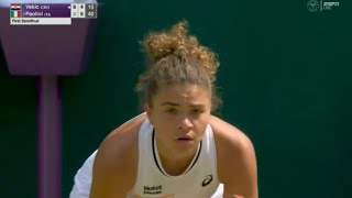 News:Jasmine Paolini 🇮🇹 ❤️ comes storming back vs Donna Vekic 🇭🇷❤️ Wimbledon Semifinal