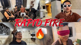 Rapid Fire Challenge in new version😂|| blind saza mili