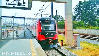 CPTM. Série 2500 ( U504 ) chegando na estação Engenheiro Goulart. Linha 13 Jade