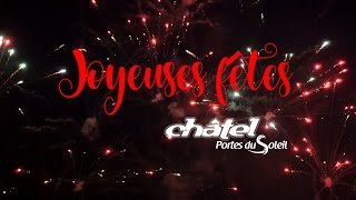 Châtel : L'arrivée du père Noël