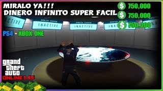 MIRALO YA!!! EL MEJOR TRUCO DE  GTA V ONLINE 1.45 COMO SER MILLONARIO FACIL Y RAPIDO PS4 - XBOX ONE