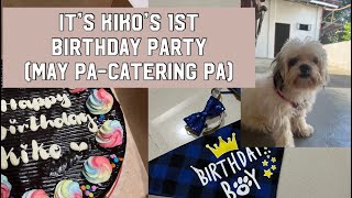 PART 1 : MY DOG KIKO 1ST BIRTHDAY PARTY