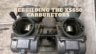 Rebuilding XS650 carbs