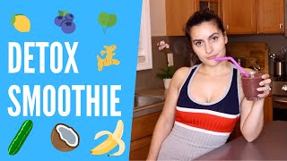 Easy & Healthy Detox Smoothie | Colon Digestion Cleansing & Fat Burning | Weight Loss|