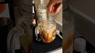 iced latte coffee at home #shorts #icedcoffee #coffeeathome #coffeetime #coffee #asmr