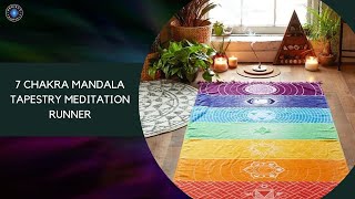 7 Chakra Tapestry Meditation Runner