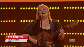 Lyn Bowtell - Fields of Gold | The Voice Australia 6 (2017) | Blind Auditions