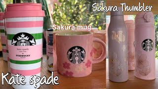 Starbucks Kate Spade and Sakura| Thumbler|Mugs 2022