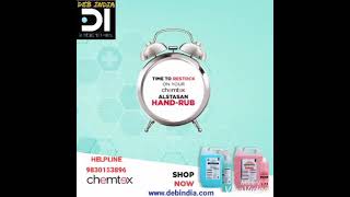 CHEMTEX ALSTASAN HANDRUB AND ALSTACOL 25+   VISIT OUR WEBSITE www.debindia.com to buy online