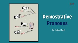 Demonstrative Pronouns I Episode 2-4 I English Grammar