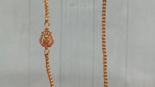 Chain with Lakshmi side locket