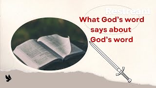 What God's Word Says About God's Word