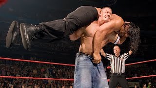 John Cena vs Umaga vs The Great Khali RAW 6/4/2007 Highlights