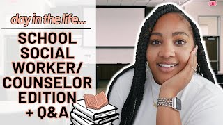 day in the life of a high school social worker/counselor + q&a about not being able to help students