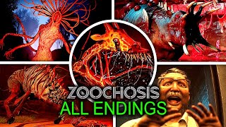 Zoochosis - ALL Endings 12/12 (4K 60FPS Showcase)