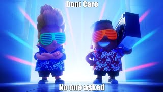 Dont care + No one asked Captain Underpants Movie Meme