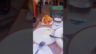 Gyros in Corfu Greece #travel #fun #yummy #food #eating #life #shorts #lifestyle #shortvideo