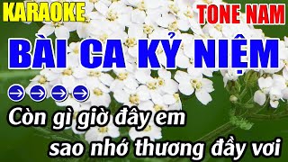 Bài Ca Kỷ Niệm Karaoke Tone Nam Karaoke Lâm Nhạc Sống -  Beat Chuẩn