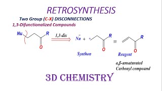 retrosynthesis Two Group C-X #Disconnections | #Organic #Chemistry | 3D chemistry | chp 6 lecture #3