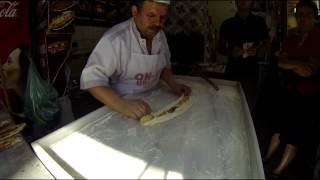 Making Pide and Mavi Halic pide in Sirkeci