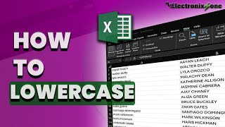 How to change uppercase to lowercase in excel (2024)