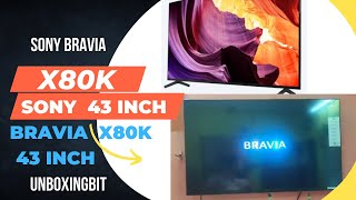 Sony Bravia X80K 43 inch 4K GoogleTV OS(2022 Variant) Unboxing| Installation| Setup|4K UltraHD -2022