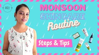 MY MONSOON SKINCARE ROUTINE + Product review Mamaearth, Khadi Natural, and more I Esthetic Pattern