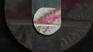 #error coin?#clipped and damaged coin?#1976 Dime error?