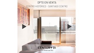 Depto en venta 1D 1B 32 M2 Centro Histórico Santa Ana Santiago Centro