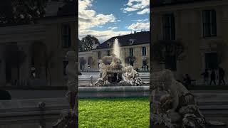 Schönbrunn Paráde Court Fountains😍 #travel #shorts #walkingtour