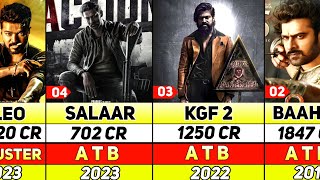 Top 50 Highest GROSSING Indian Movies of All Time | Dangal, Baahubali 2, RRR